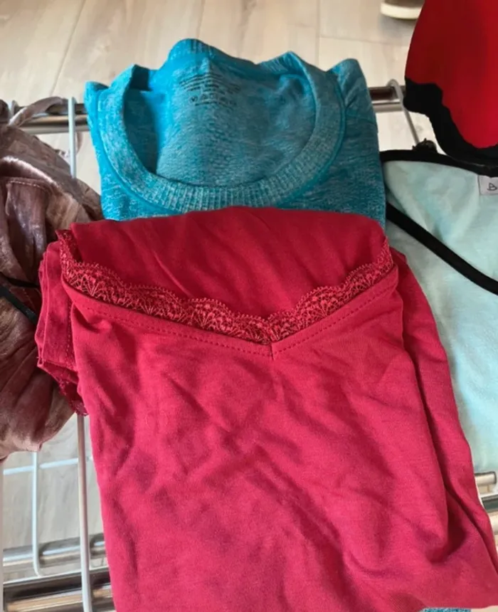 Lot revendeur vêtements femme L/40 13 pièces, robes vintage, blazer, tops - photo numéro 7