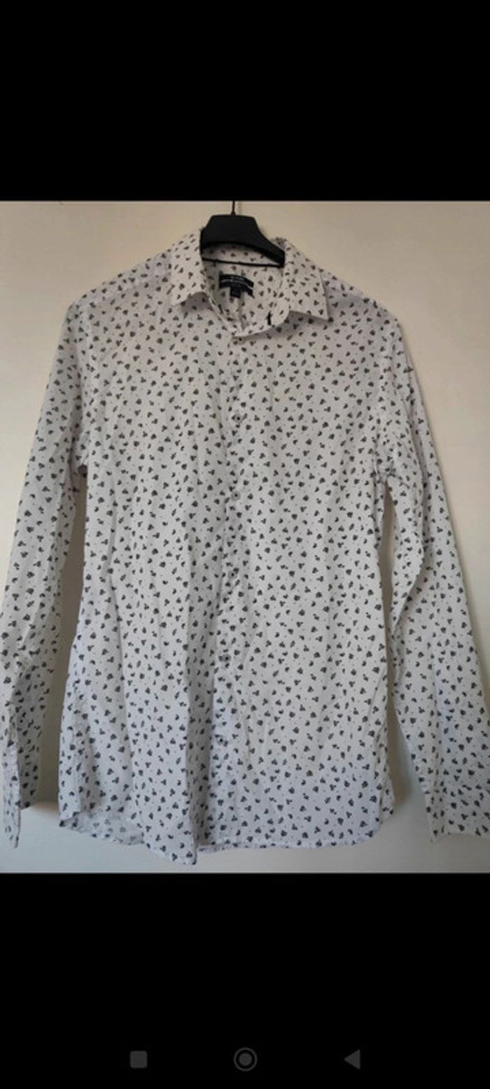 Chemise blanche slim fit taille S Kiabi