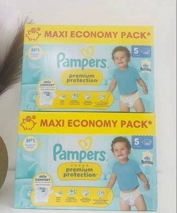 160 Couches Pampers Premium Protection taille 5