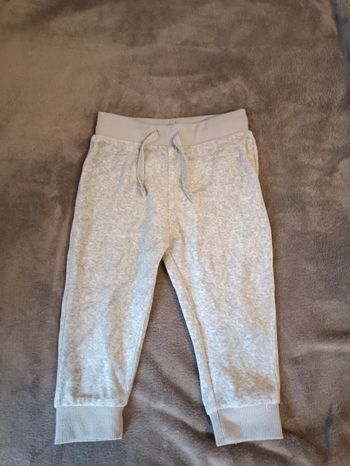 Pantalon en velours gris
