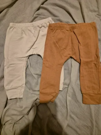 Lot 2 leggings Zeeman 3-6 mois