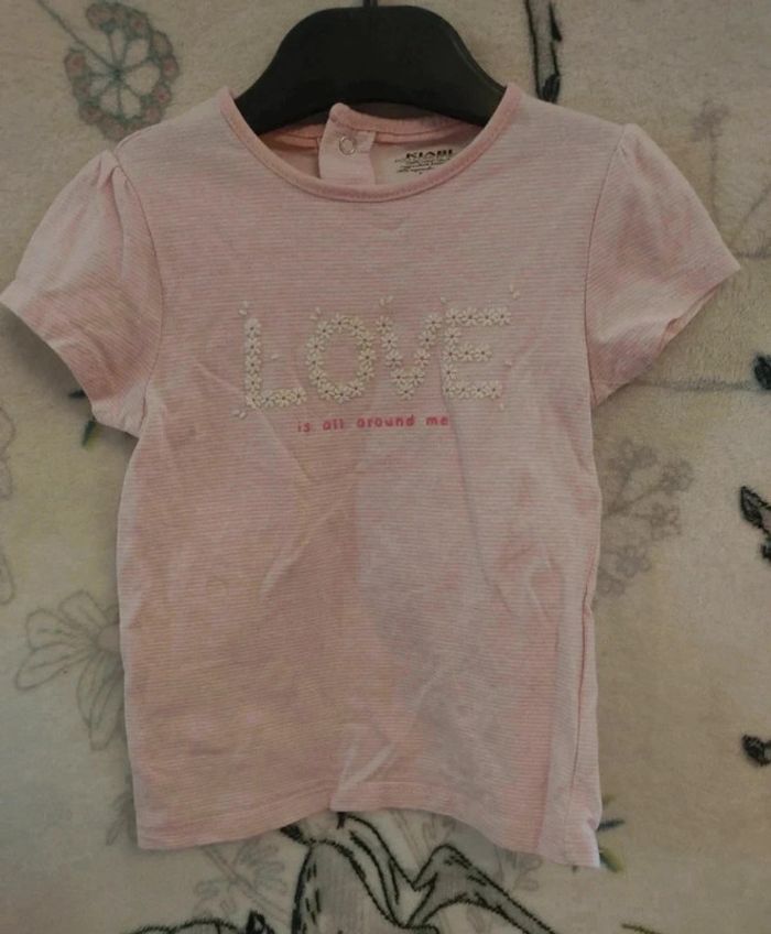 Haut manche courte Kiabi 18 mois