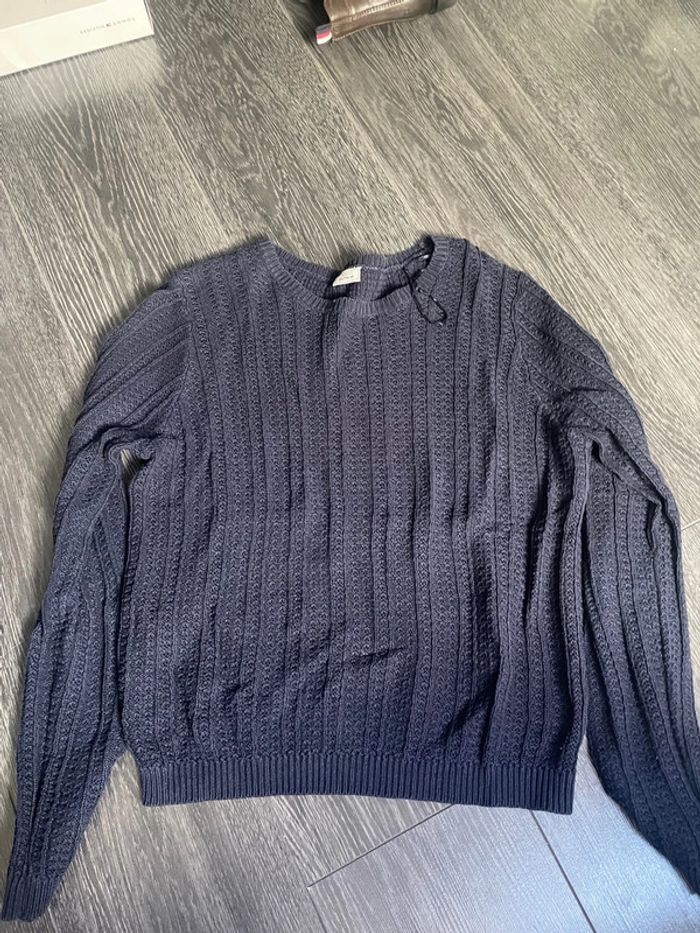 Pull bleu foncer