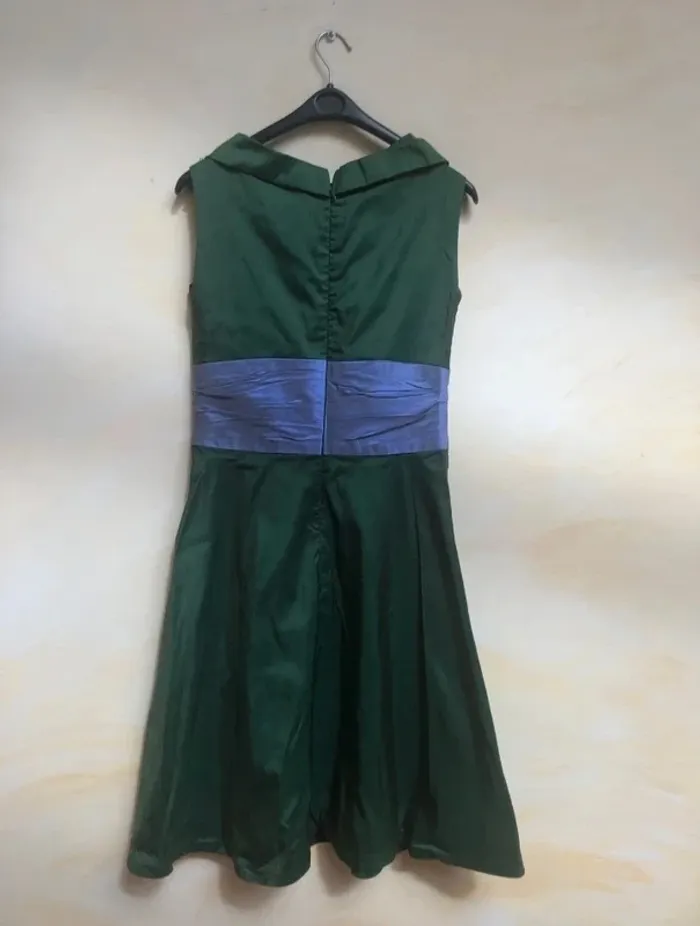 Robe en soie sauvage & étole - photo numéro 4