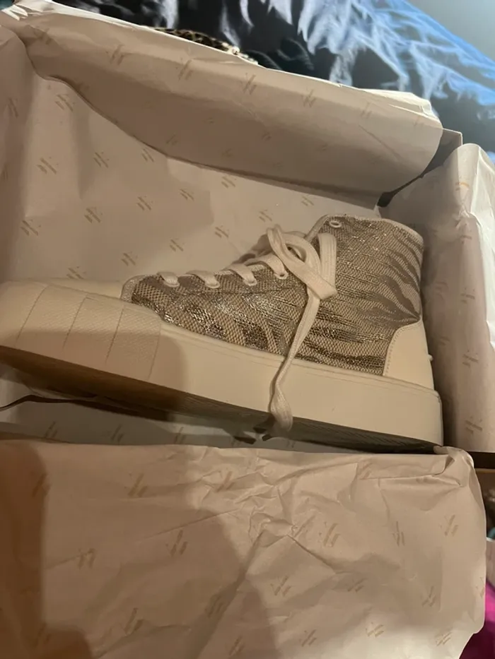 Basket  montante argenté Vanessa wu - photo numéro 6