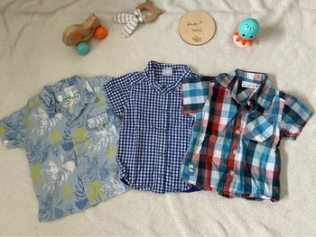 Lot chemise 6 mois