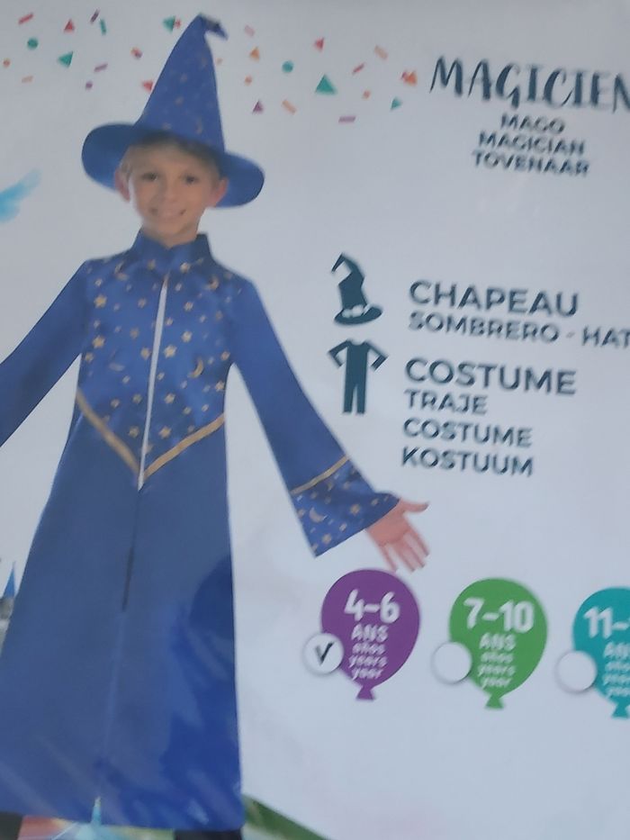 Déguisement magicien