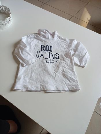 Tee shirt col roulé