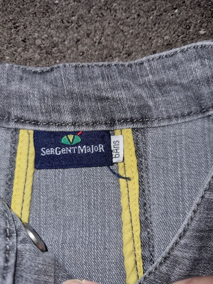 Veste en jean gris style perfecto Sergent Major 6 ans - photo numéro 6