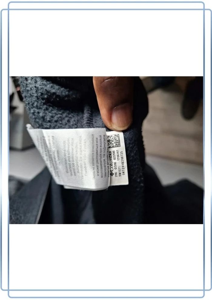 veste Polaire Columbia  grise et noir homme / taille 2XL / brodé - photo numéro 12