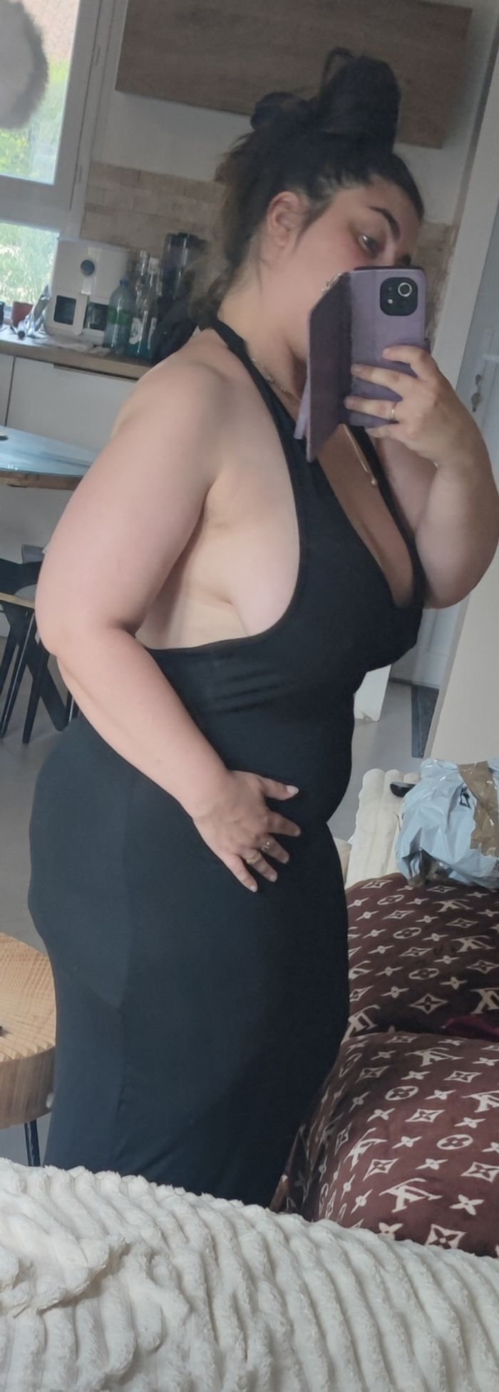 Robe noir - Taille xl - photo numéro 2