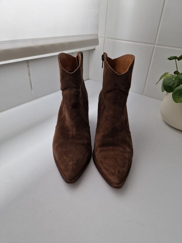 Boots en croûte de cuir - photo numéro 2