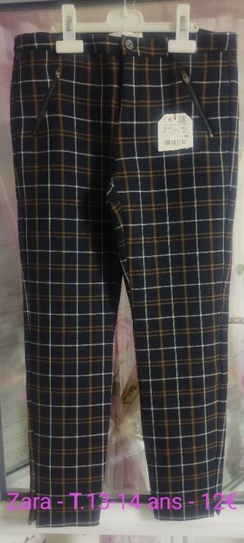 Pantalon à carreaux