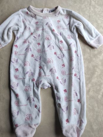 Pyjama blanc motifs peut ange