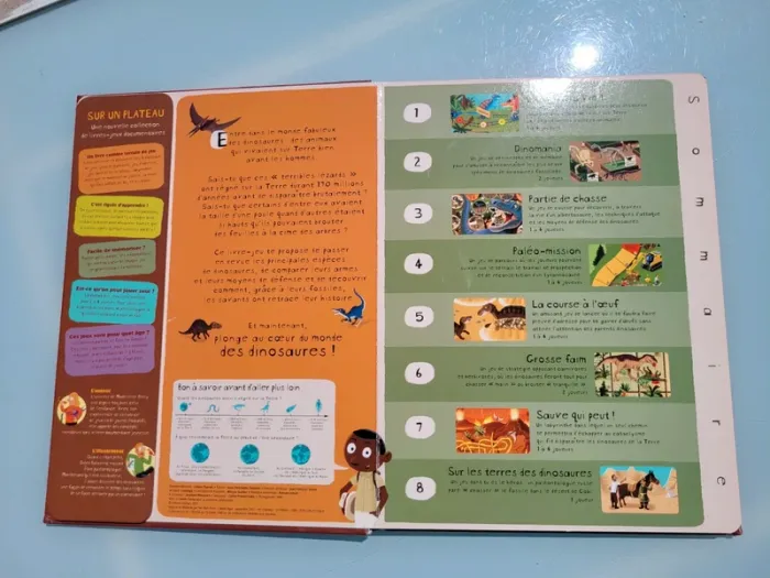 Livre Jeu 🦕 Les Dinosaures sur un plateau 🦖 (81) - photo numéro 3