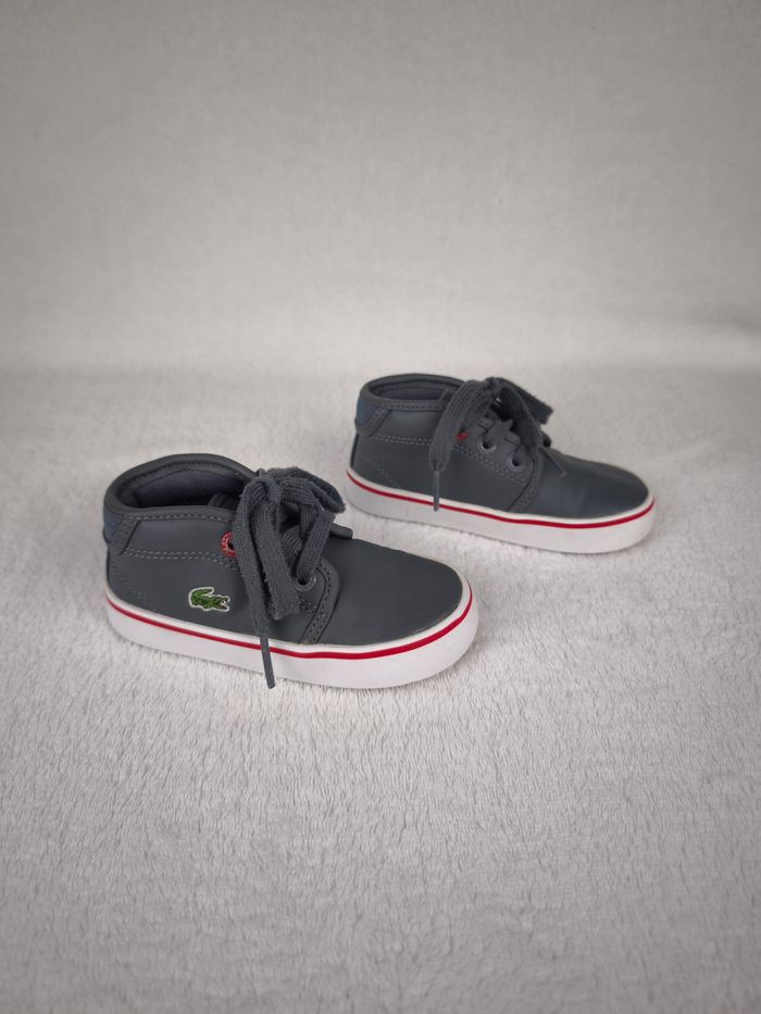 Baskets Grise Lacoste Garçon poiture 22 - photo numéro 6
