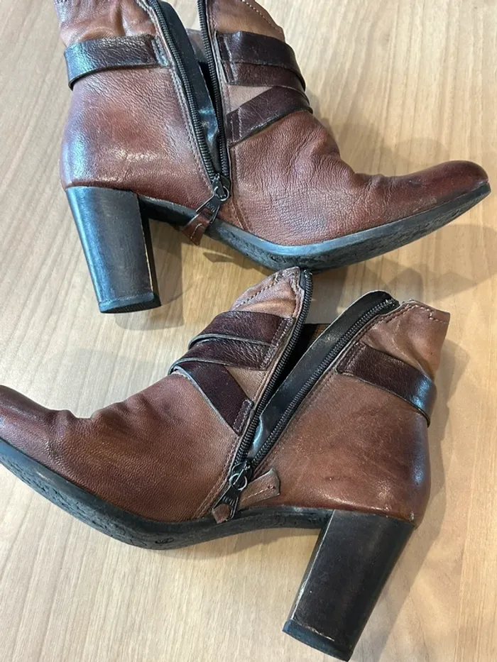 Bottines marron miglio pointure 40 - photo numéro 8