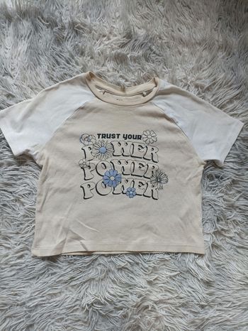 Tee-shirt court fille taille 12 ans Gémo