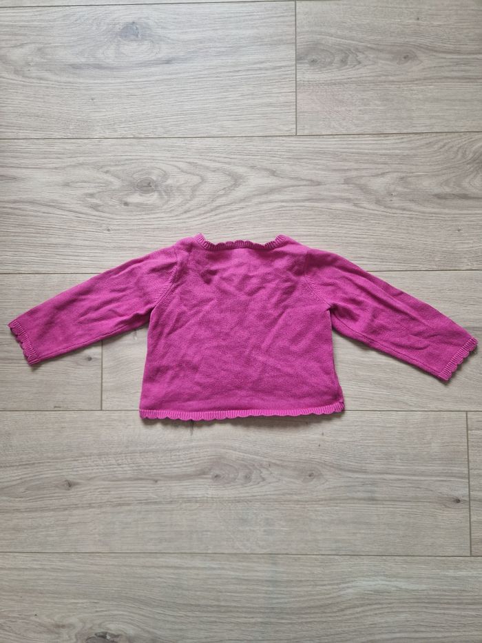 Gilet bébé fille DPAM 12 mois - photo numéro 3