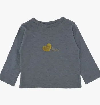 T-Shirt à manches longues 12 mois en coton Louis Louise