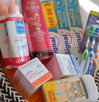 Lot de produits d'hygiène