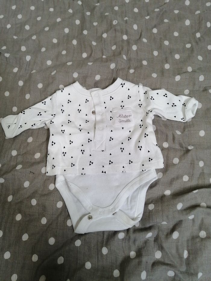 Body avec pull 0 mois
