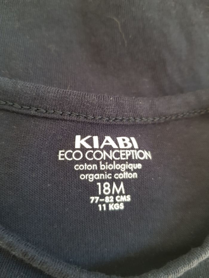 Kiabi - Tee-shirt manches courtes - "Oh ! La belle vie" (18 mois) - photo numéro 3