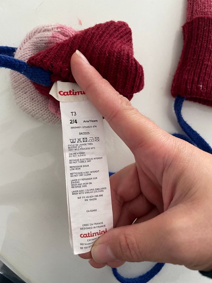 Catimini - moufle en laine taille 2-4 ans - photo numéro 4