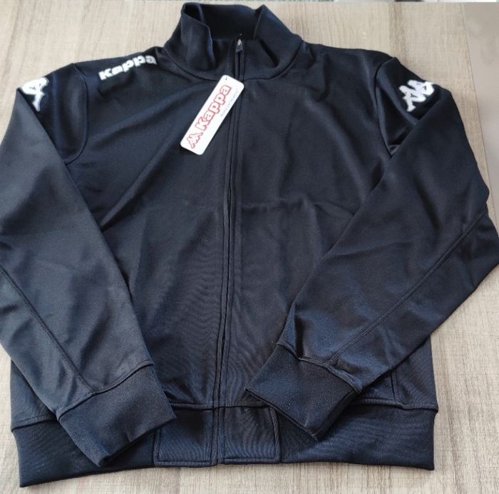 Veste à manches longues pour homme taille M marque kappa couleur noir - photo numéro 4