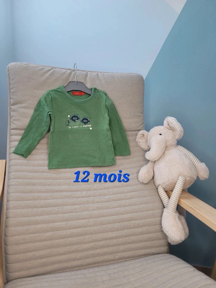 Tee shirt manches longues vert