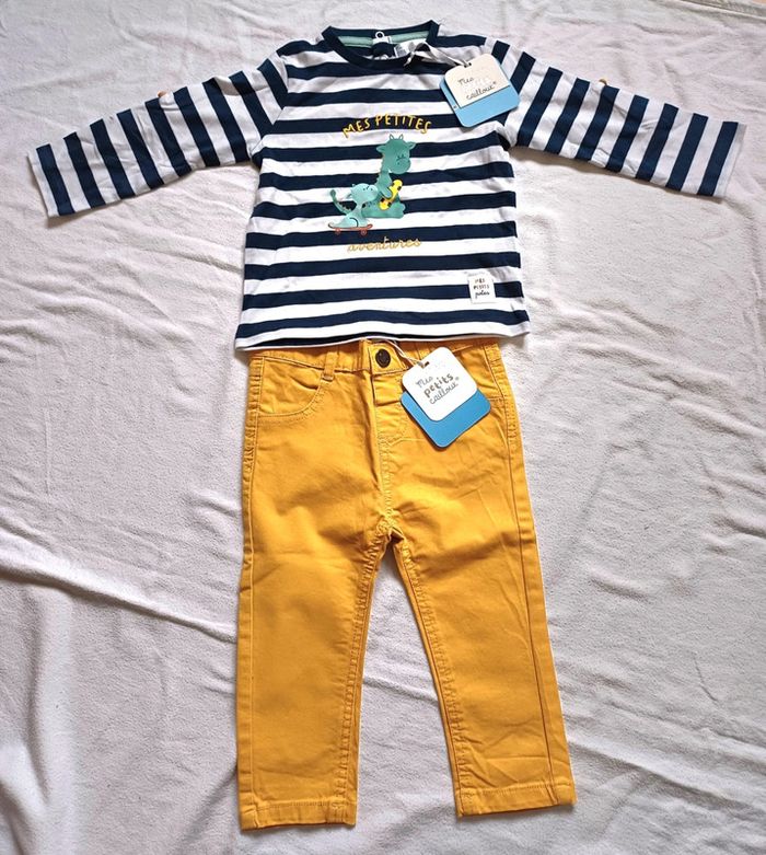 Ensemble Mes petits cailloux taille 18 mois