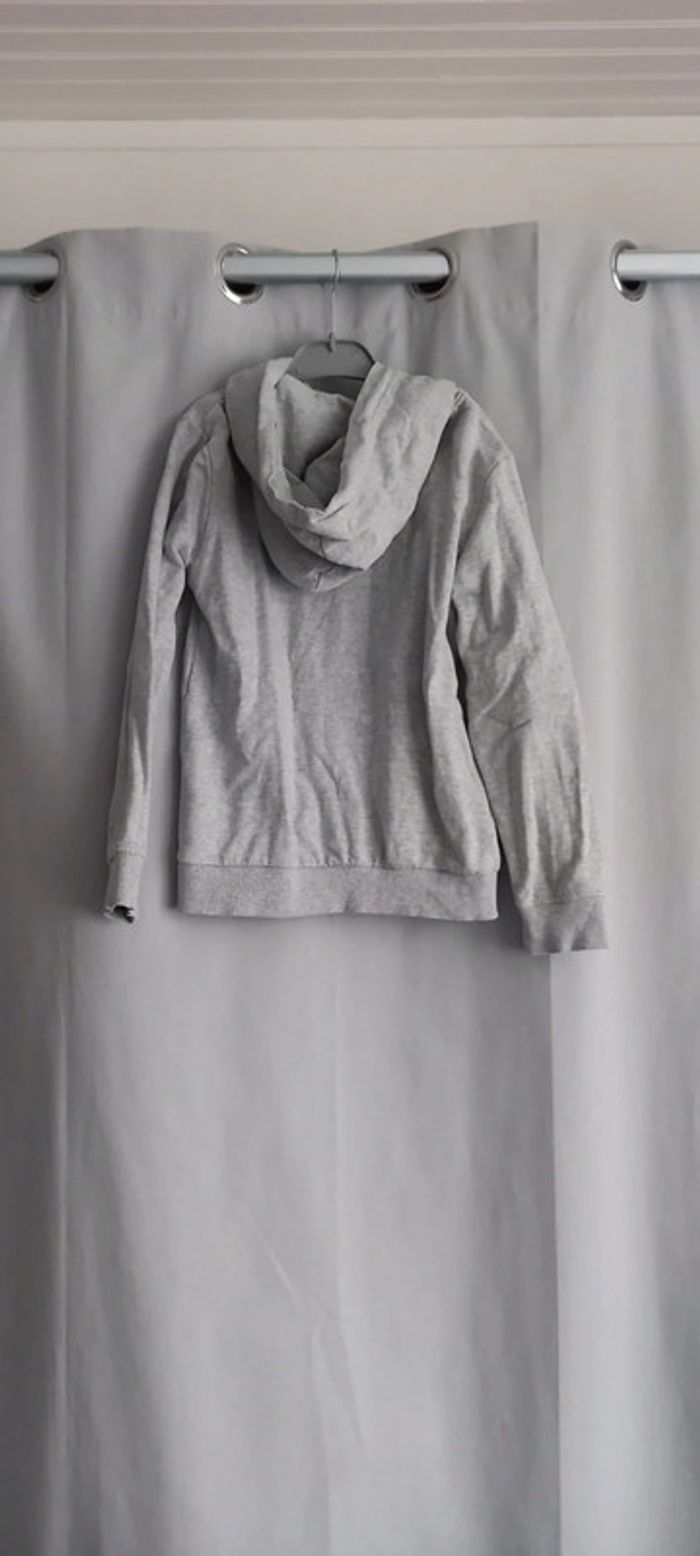 Sweat à capuche gris gémo 10 ans - photo numéro 2