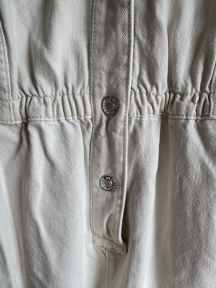 Combinaison en jean écru Mango - photo numéro 3