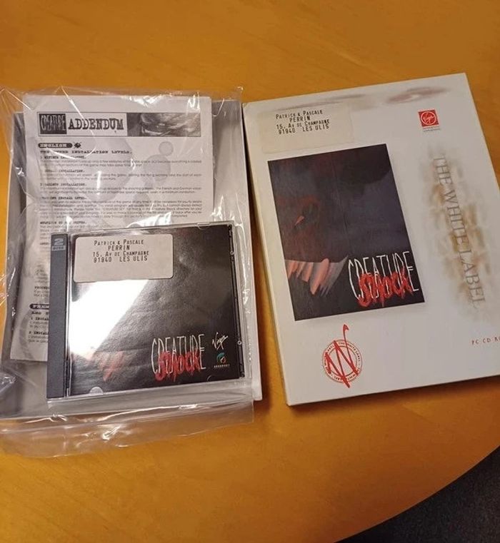 Jeu PC en boîte carton Creature shock (1994) - photo numéro 2