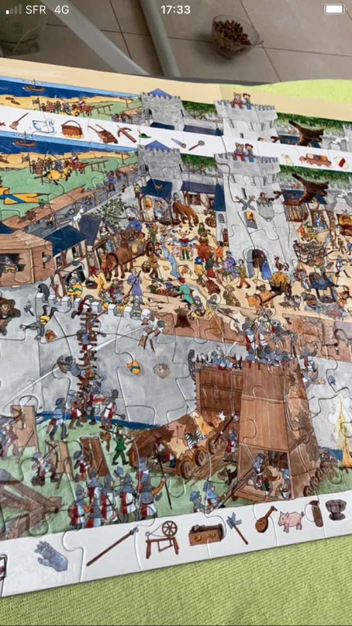 Puzzle, observation, château fort djeco - photo numéro 6