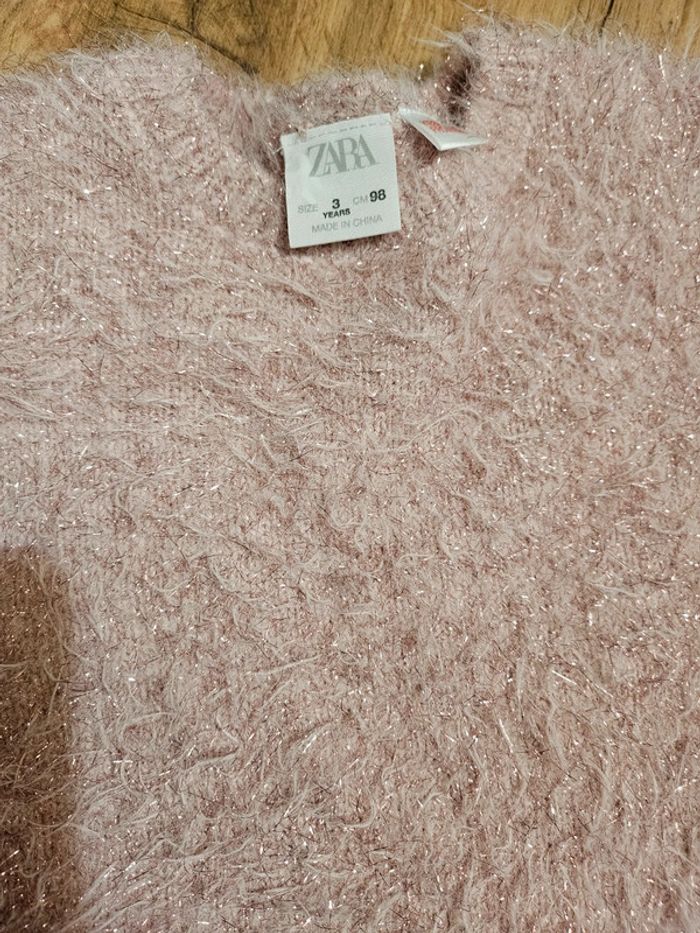 Pull rose Zara 3 ans - photo numéro 2