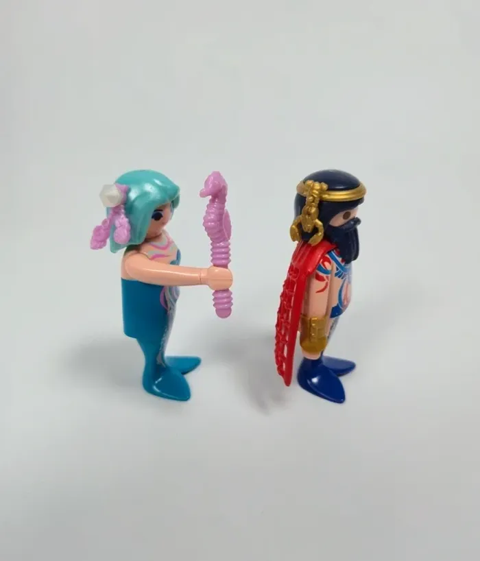 Playmobil Couple Sirènes Roi et Reine des mers - photo numéro 2