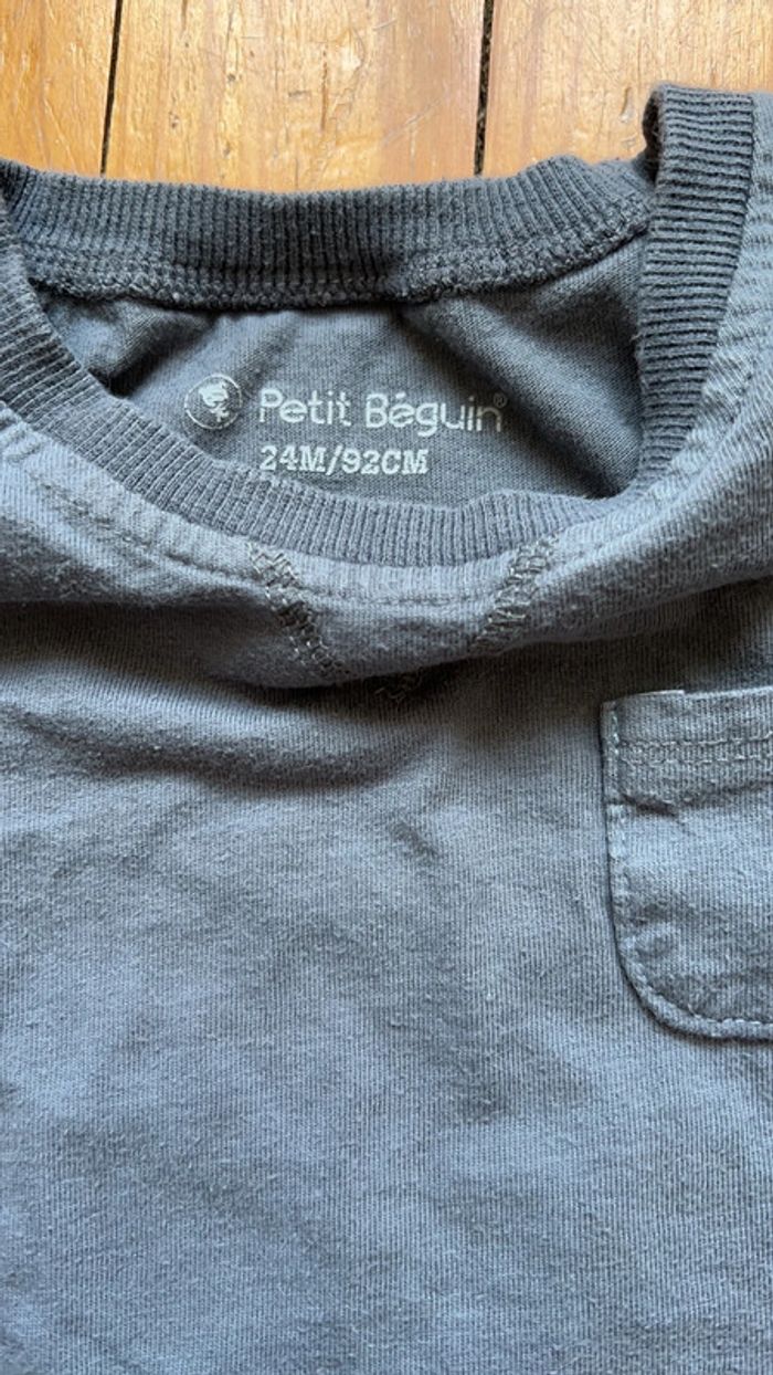 T-shirt petit beguin 2 ans - photo numéro 2