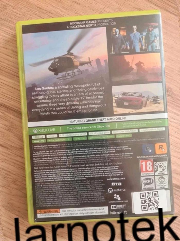 Gta  5 xbox 360 - photo numéro 2