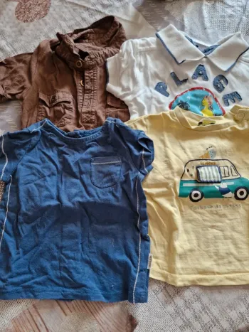 Lots 4 Tee-shirt 6 mois