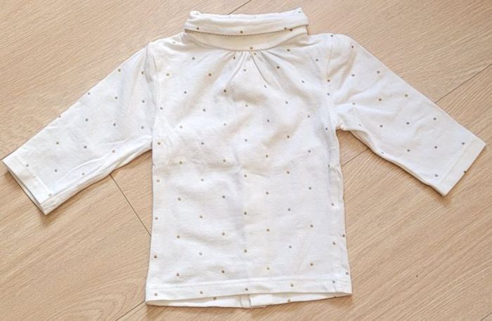 Tee-shirt manche longue "kiabi 1M"