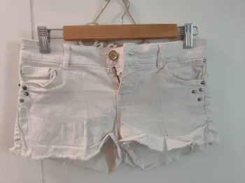 Mini short blanc
