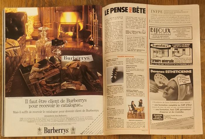 Ancien magazine Madame figaro 1985 N°12758 vintage - photo numéro 18