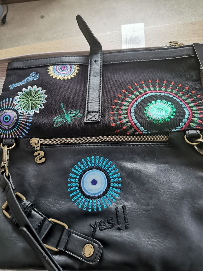 Sac bandouliere noir desigual - photo numéro 2
