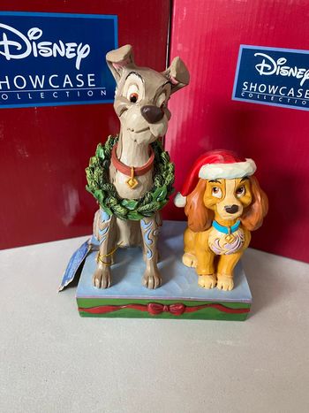 Figurine disney traditions belle et le clochard