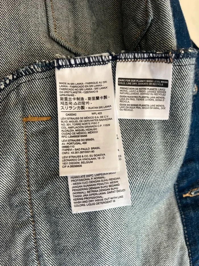 Veste jeans Levi’s femme taille L - photo numéro 7