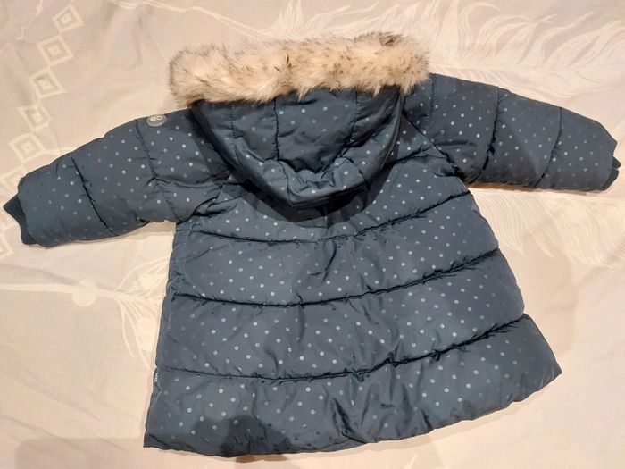 Doudoune zippée Obaibi fille 12 mois neuve sans étiquette - photo numéro 7