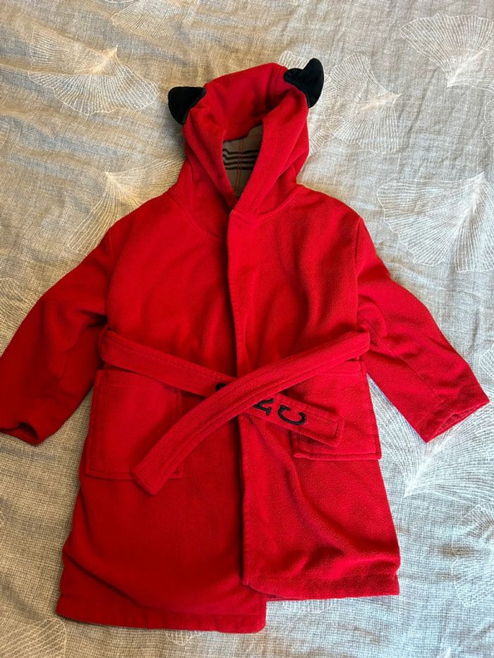 Robe de chambre polaire diable 2 ans