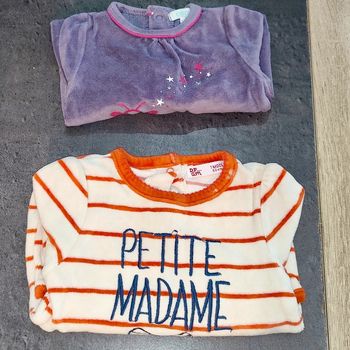 Lot pyjamas bébé fille