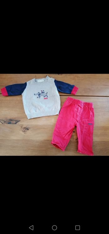 Ensemble pantalon pull 3 mois